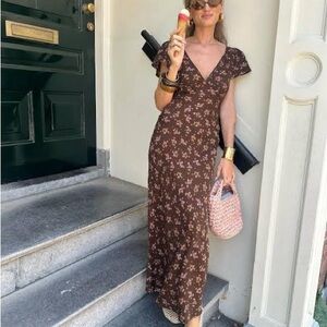 Melody Bias Maxi Dress